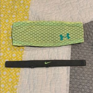 Nike & Under Armour Athletic Headbands